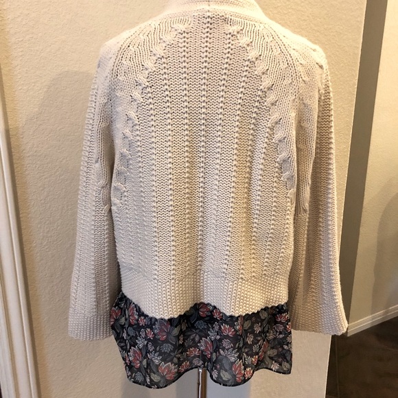 CAbi Cropped Cardigan Beach Cable Knit Summer Shrug Embrace 918 Small Coas… - Picture 7 of 7